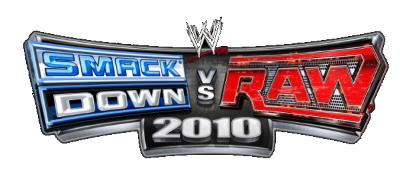 WWE Smackdown vs. Raw 2010 title screen for Nintendo DS
